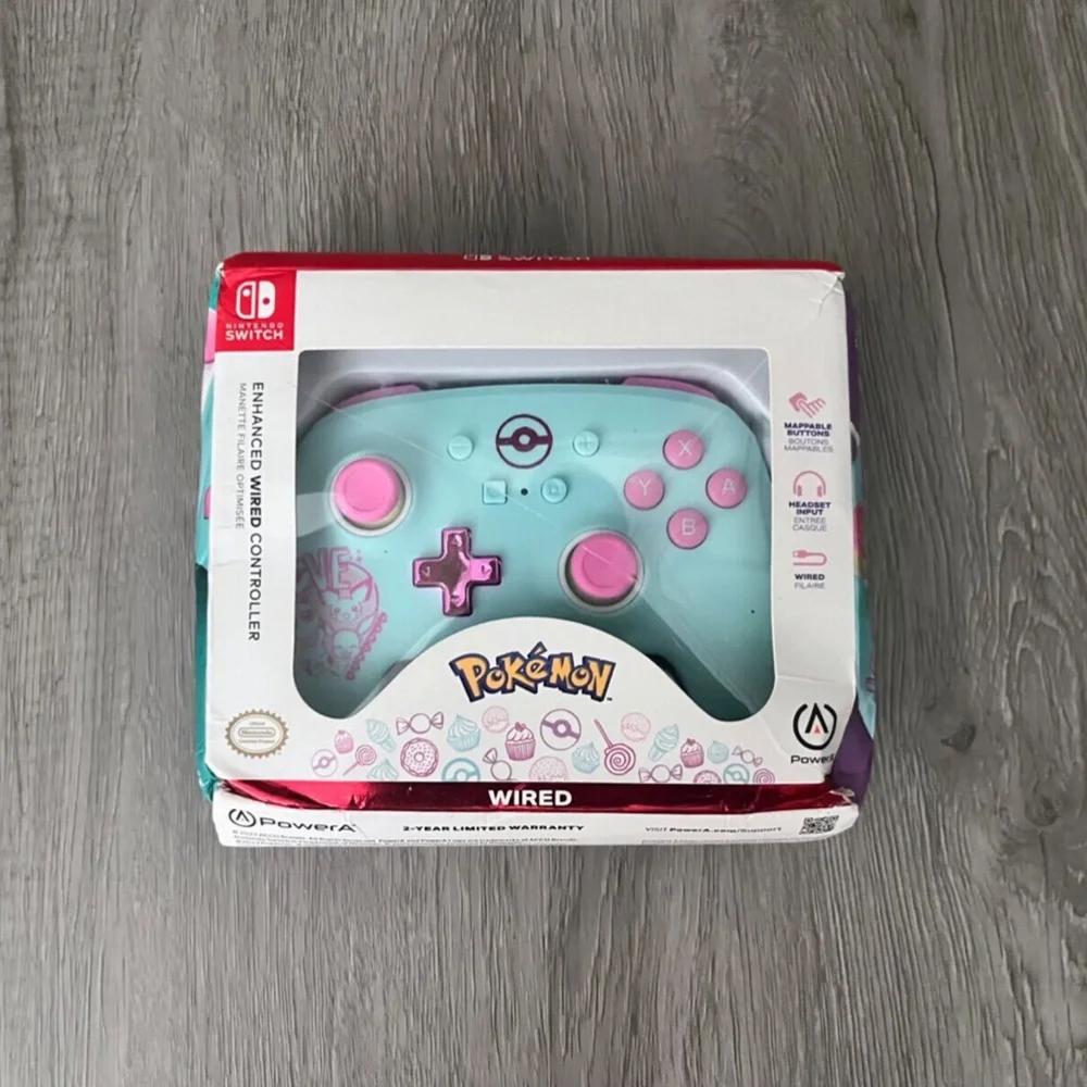 PowerA Enhanced Wired Controller for Nintendo Switch - Pokemon: Sweet Friends